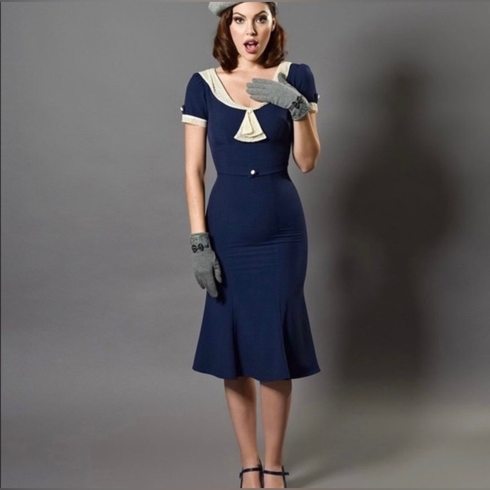 Stop Staring Raileen 1940s swing dress, size Large